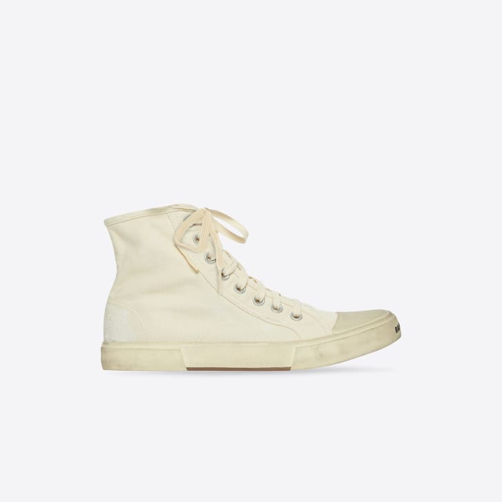 An example of the less roughed up version of the sneaker, available for pre-order for $625 on the Balenciaga website. 