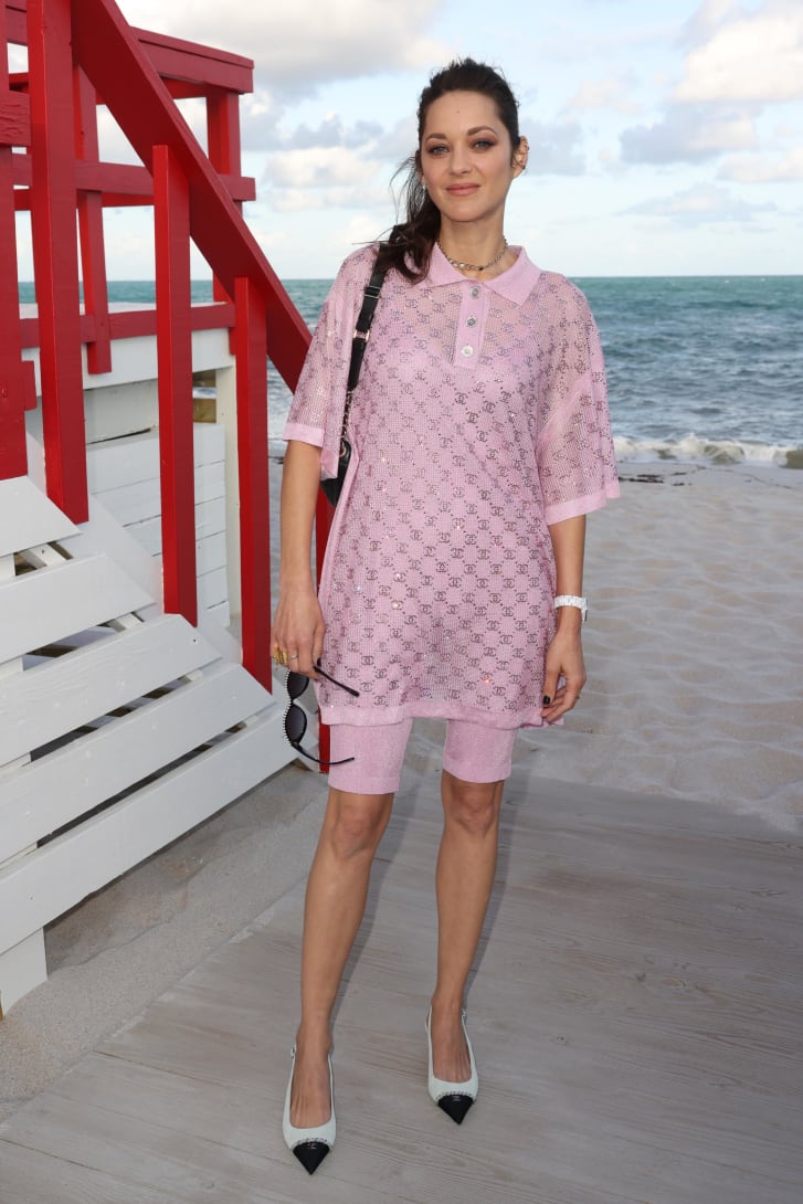 Marion Cotillard attends the Chanel Cruise show.