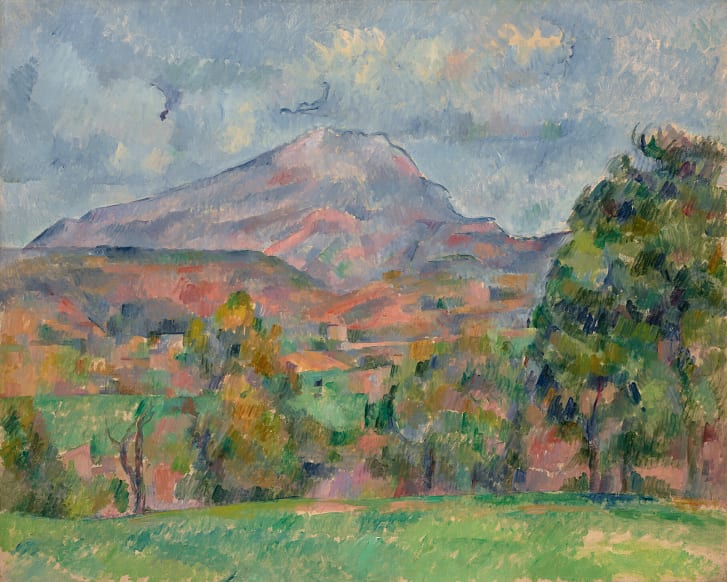 Cézanne's "La Montagne Sainte-Victoire" attracted the night's second biggest sale price, fetching almost $137.8 million. 