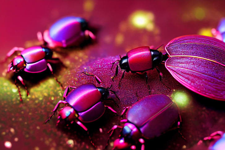 Cochineals, the small insects that inspired Pantone's color of 2023.