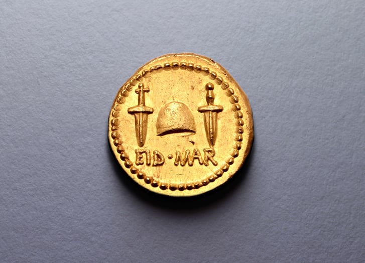 The Eid Mar Coin was seized more than two years after setting records as the most expensive coin sold at auction.