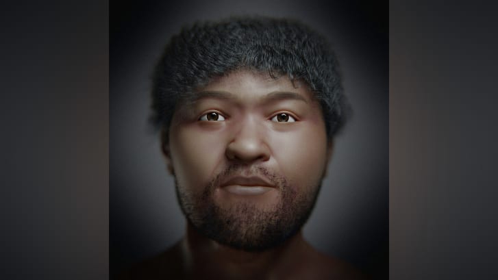 Analiza antropologjike më vonë identifikoi mbetjet skeletore si të një njeriu me prejardhje afrikane, i moshës midis 17 dhe 29 vjeç në kohën e vdekjes së tij.