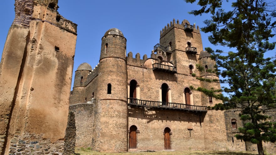 Ethiopia2-Fasil Ghebbi (Royal Citadel) of Gondar c Joe Yogerst