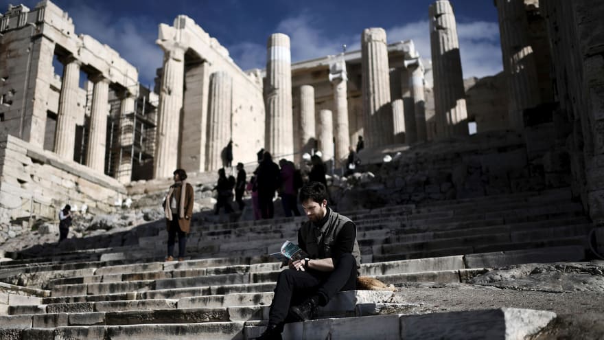 Ancient Cities Athens Acropolis Propylaea GettyImages-631965994