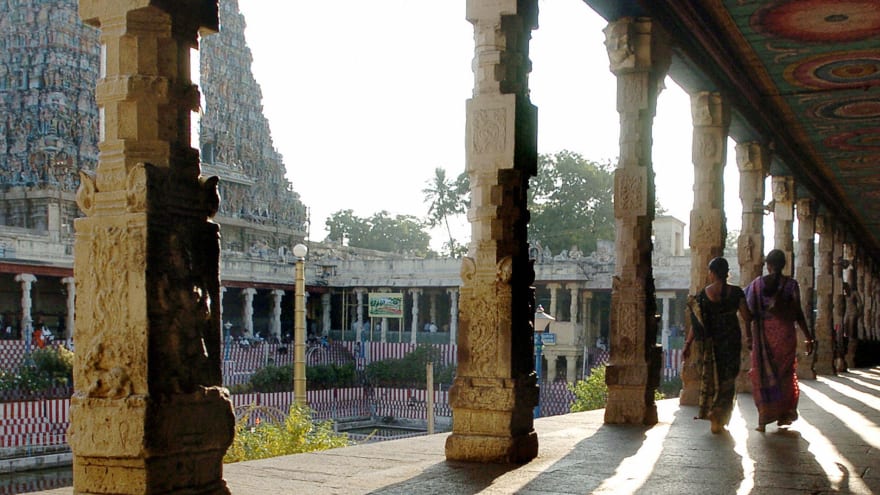 Ancient cities Madurai India Meenakshi Temple GettyImages-52003801