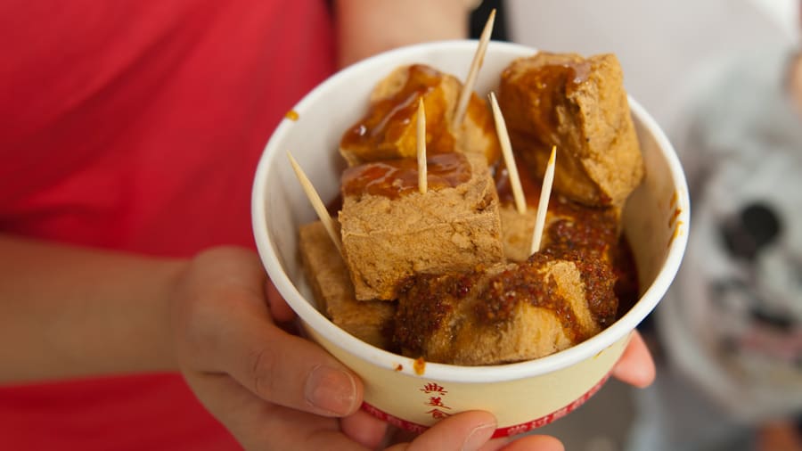 chinese food stinky tofu