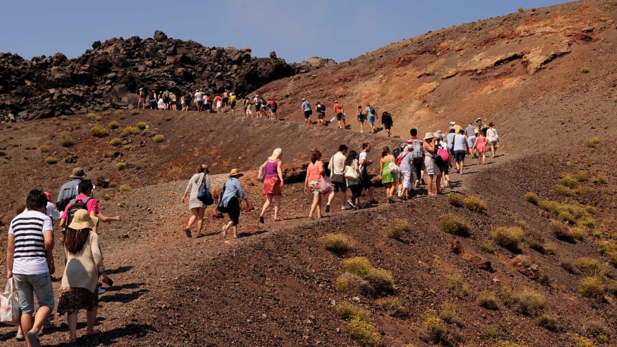 08 Best of Santorini Volcano Walk Restricted 