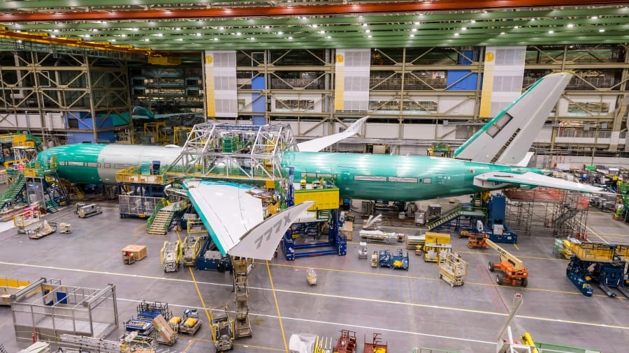 boeing 777X, 777-9X assembly line pre launch - District Aviation Council