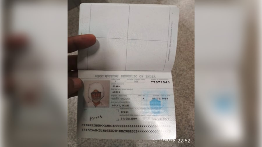 Amrik Singh fake passport