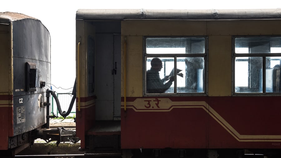 India Kalka-Shimla toy train-830936104