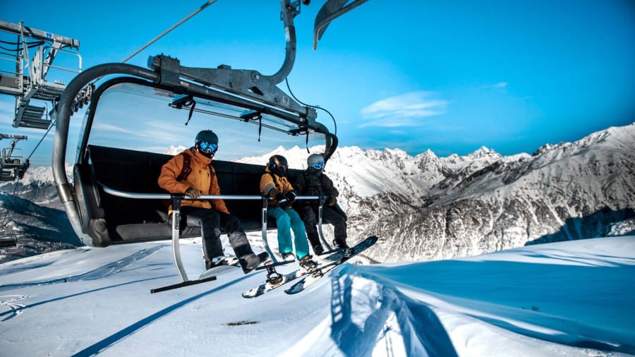 Georgia-skiing---Mestia-Hatsvali-cable-car