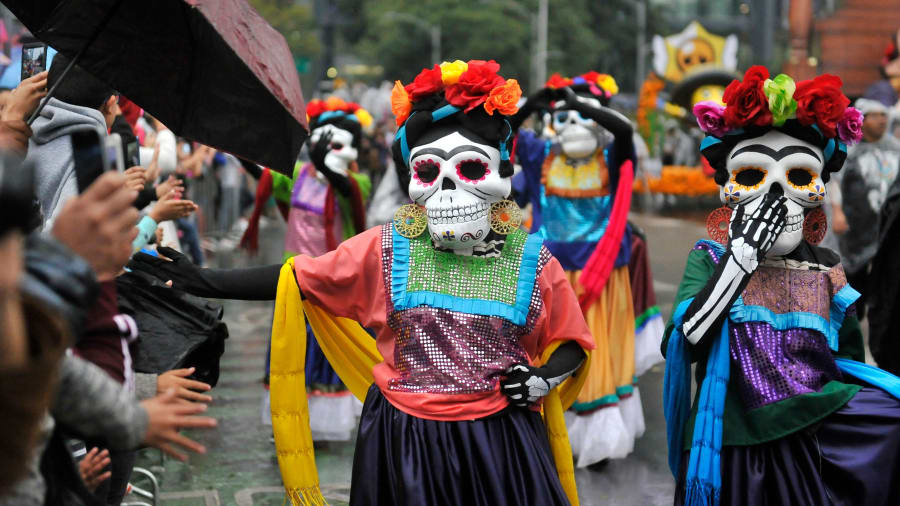 mexico city day of the dead parade