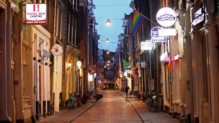 red light district amsterdam  Dean Mouhtaropoulos-Getty Images