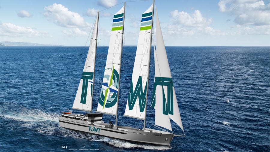 TOWT sails