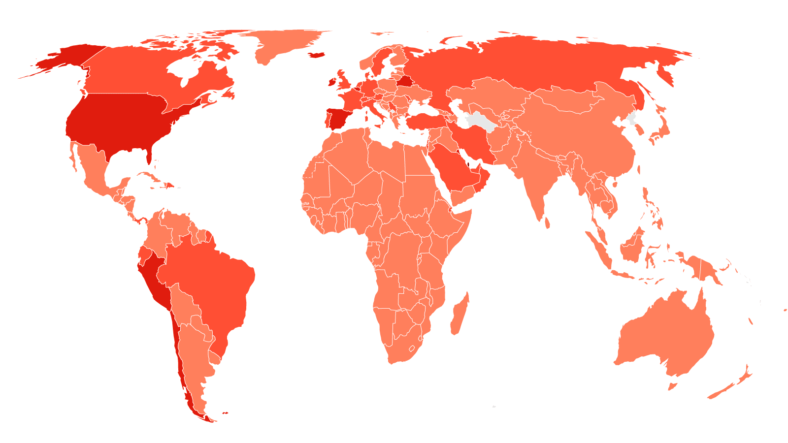 Tracking coronavirus' global spread