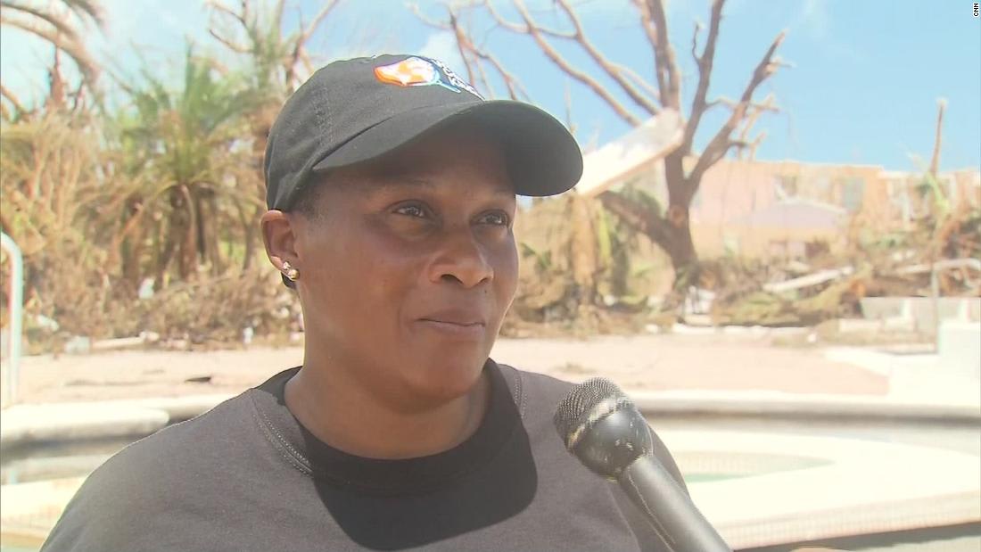 Bahamas resident spent more than 18 hours in her bathtub as violent winds ripped through her home
