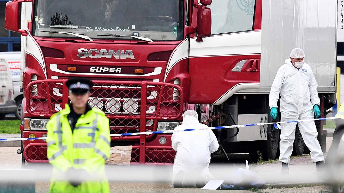 Autopsies begin on 39 victims found in Essex truck container -- live updates