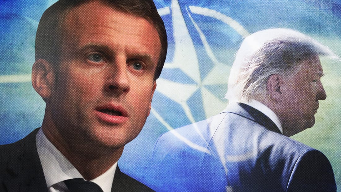 Macron says Europe is facing the 'brain death of NATO'