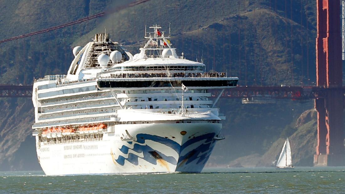 Cruise ship is held off at sea after California man dies from coronavirus 2 weeks after his trip