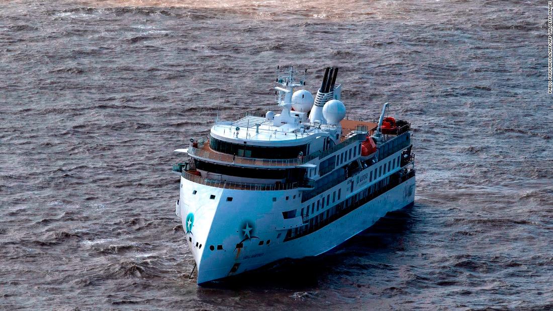 Almost 60% of passengers on board Antarctic cruise ship have coronavirus