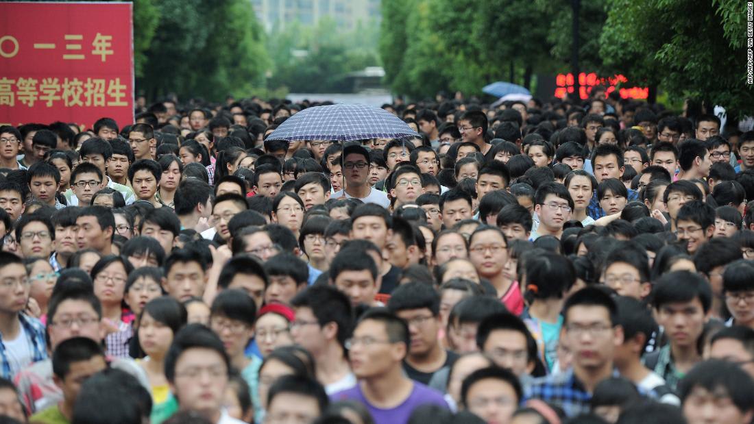 10 million students in China are facing the toughest exam of their lives in a pandemic