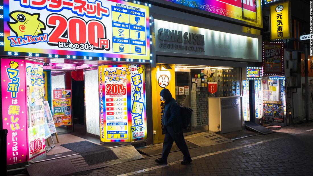 When your home is a Japanese internet cafe, but the coronavirus pandemic forces you out