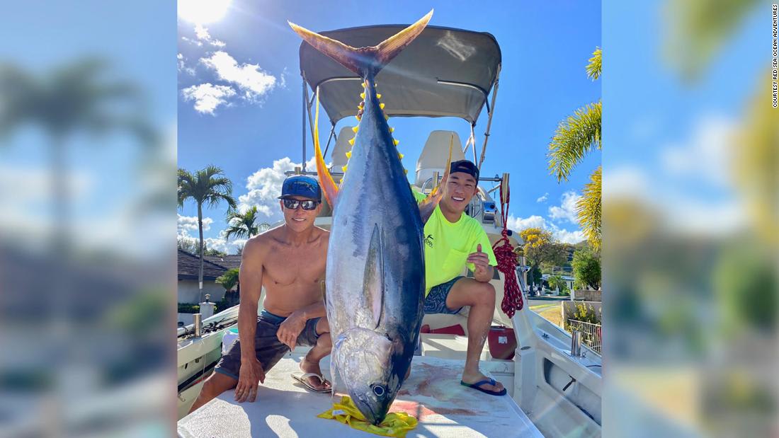 A group of fishermen in Hawaii caught 220-pounds of tuna and donated it to health care workers