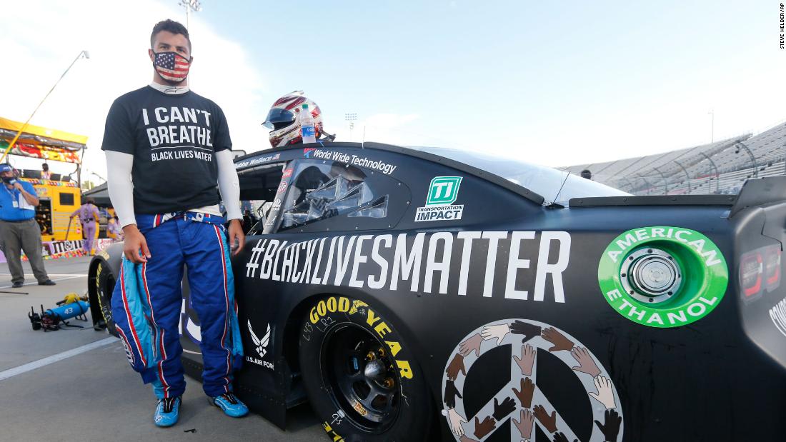 Bubba Wallace says there's more good than bad in fan reaction to NASCAR's Confederate flag ban