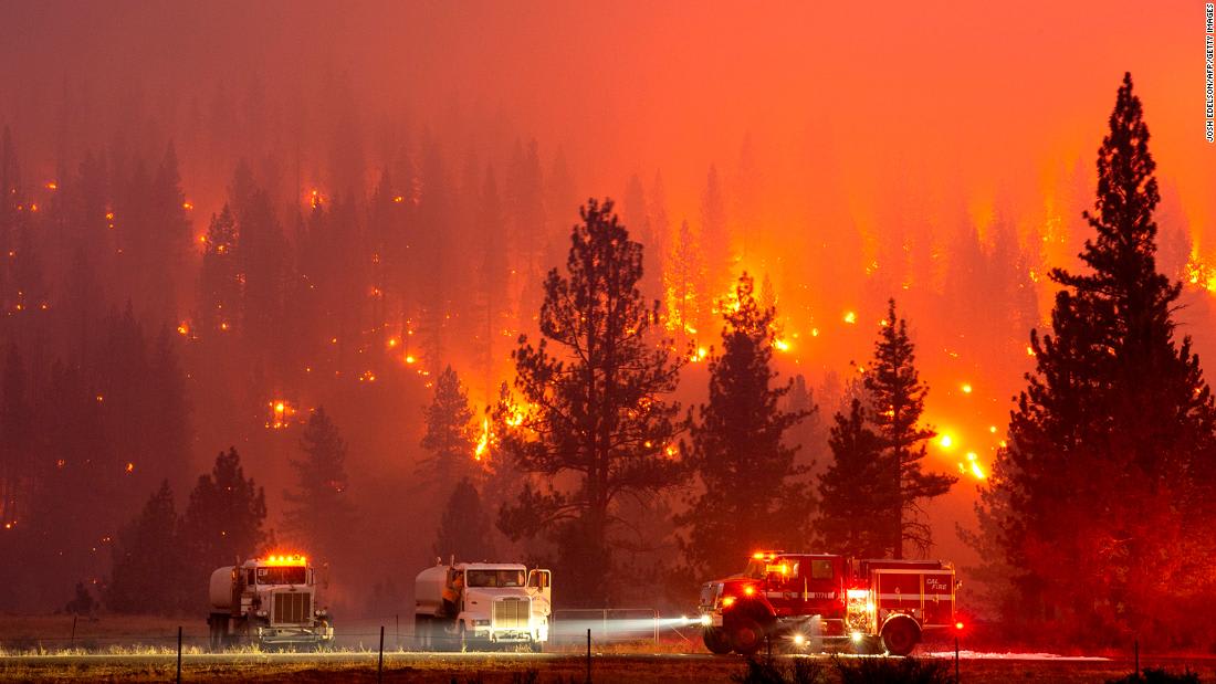 California firefighters brace for raging flames and a burgeoning pandemic
