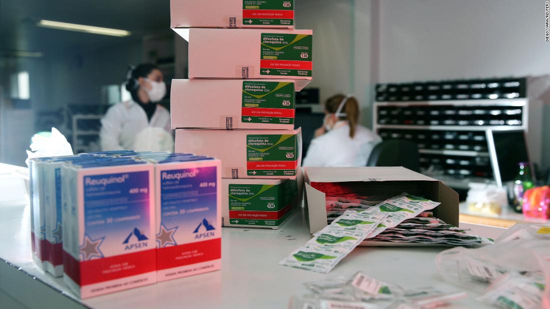 The US sent Brazil millions of hydroxychloroquine doses. Months later, they're still in storage