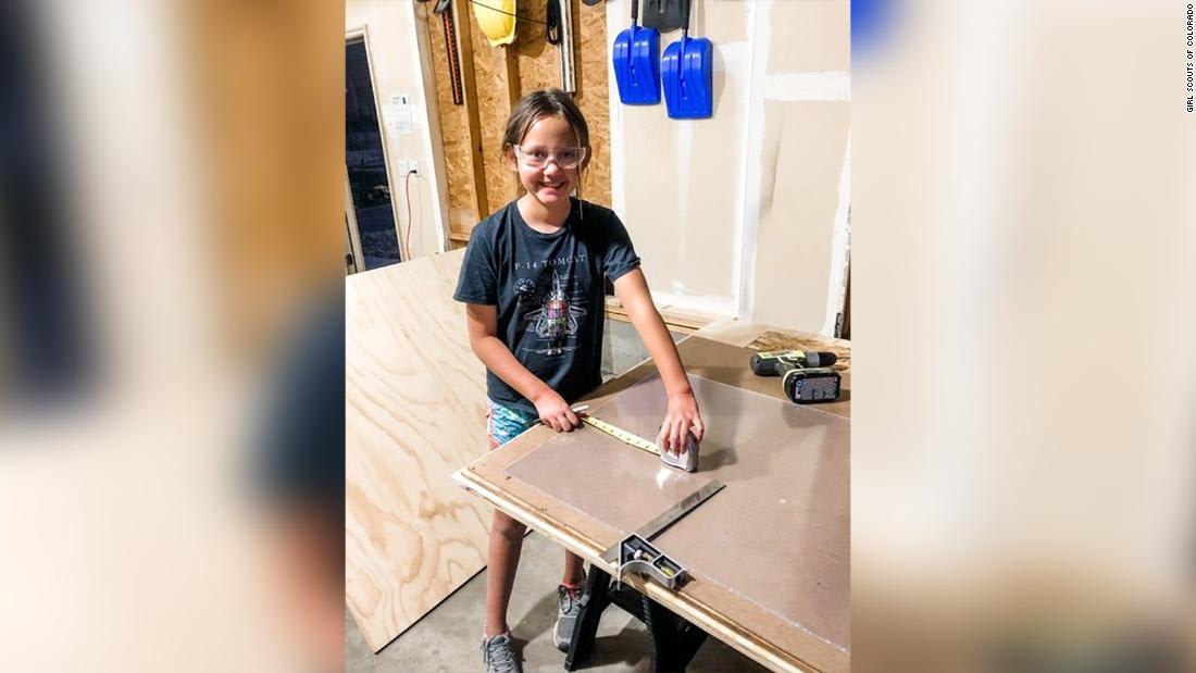 Colorado Girl Scout troop uses cookie money to make PPE for elementary school during the pandemic