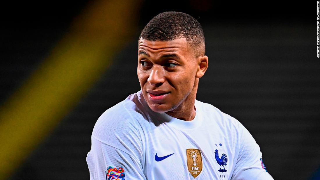 Kylian Mbappe tests positive for Covid-19 while playing with France