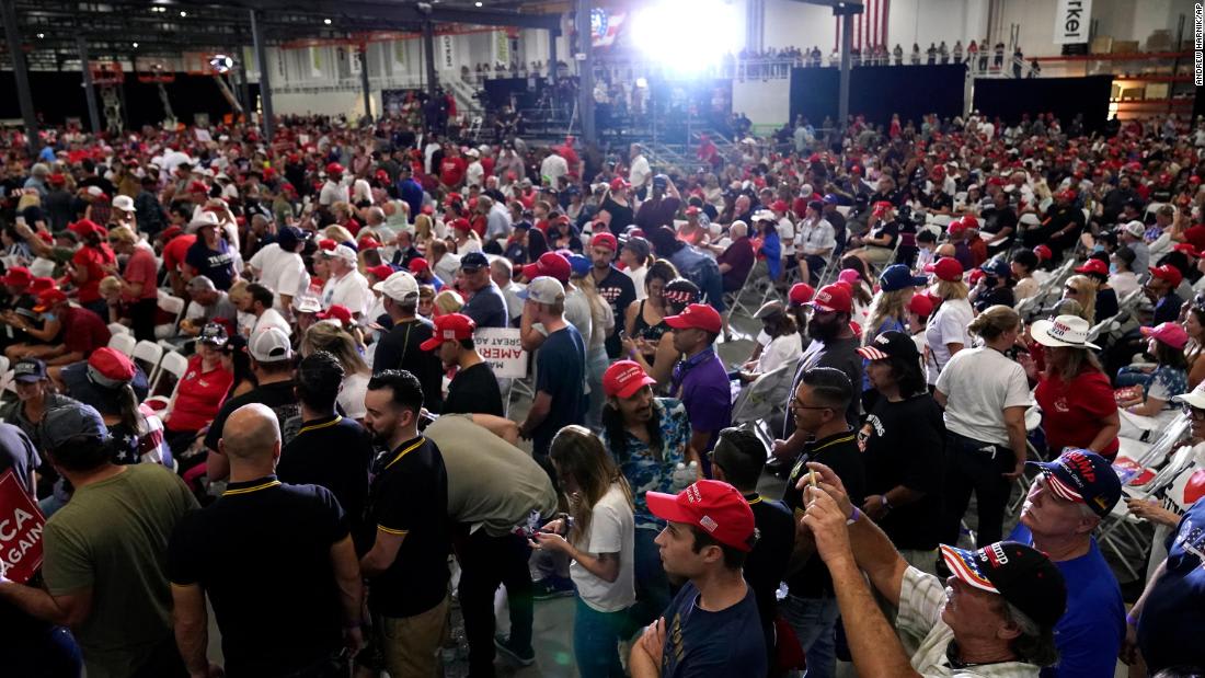 Trump indoor rally site fined $3,000 for violating state coronavirus guidelines
