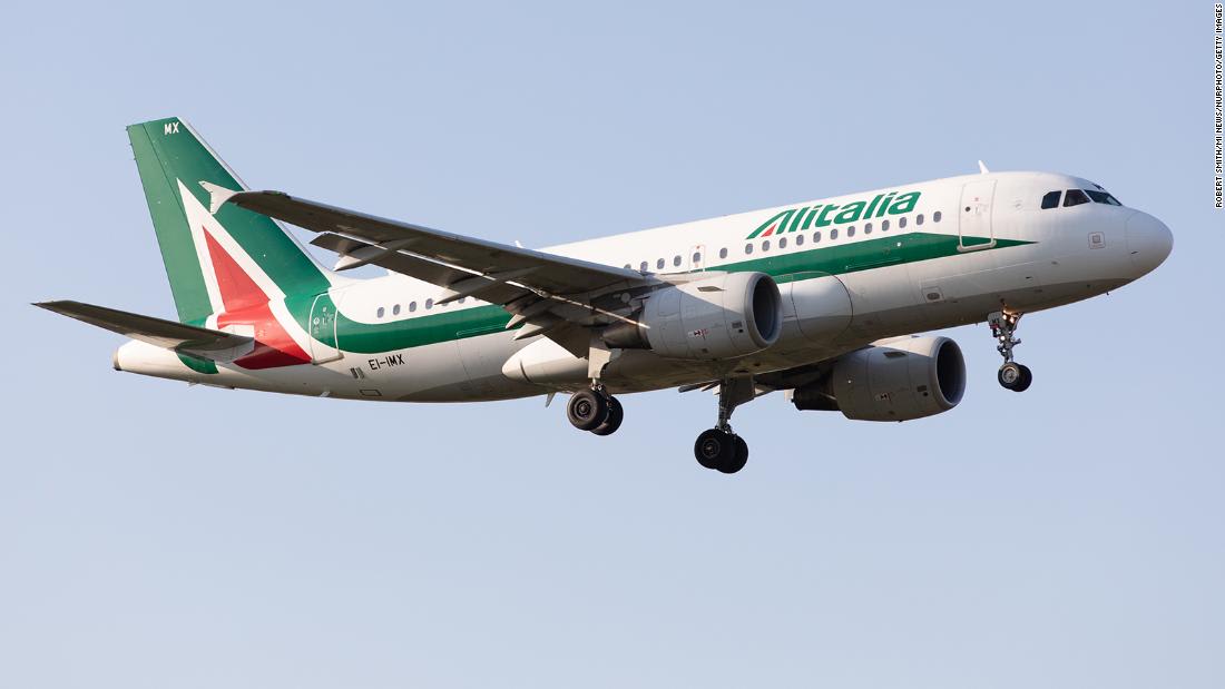 Alitalia airline offering 'Covid-tested' flights