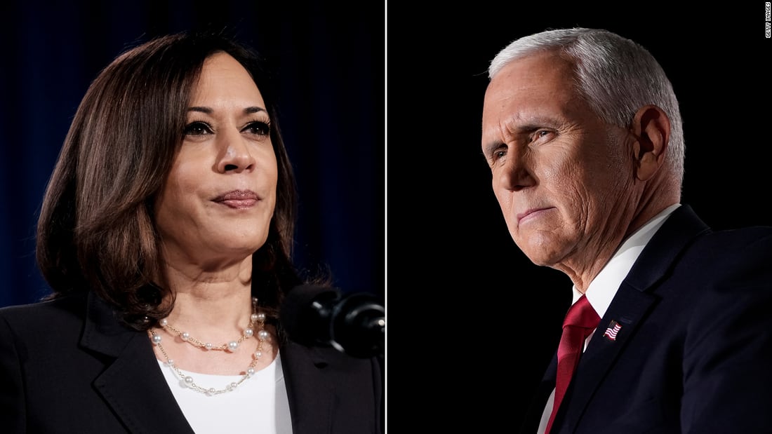Pence and Harris meet for vice presidential debate as administration is gripped by Covid-19