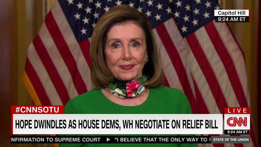 Pelosi: I hope for stimulus answers tomorrow - CNN Video