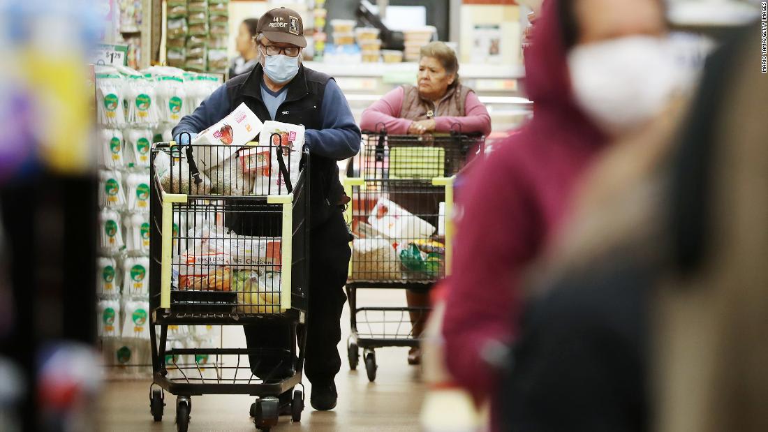 About 20% of grocery store workers had Covid-19, and most didn't have symptoms, study found