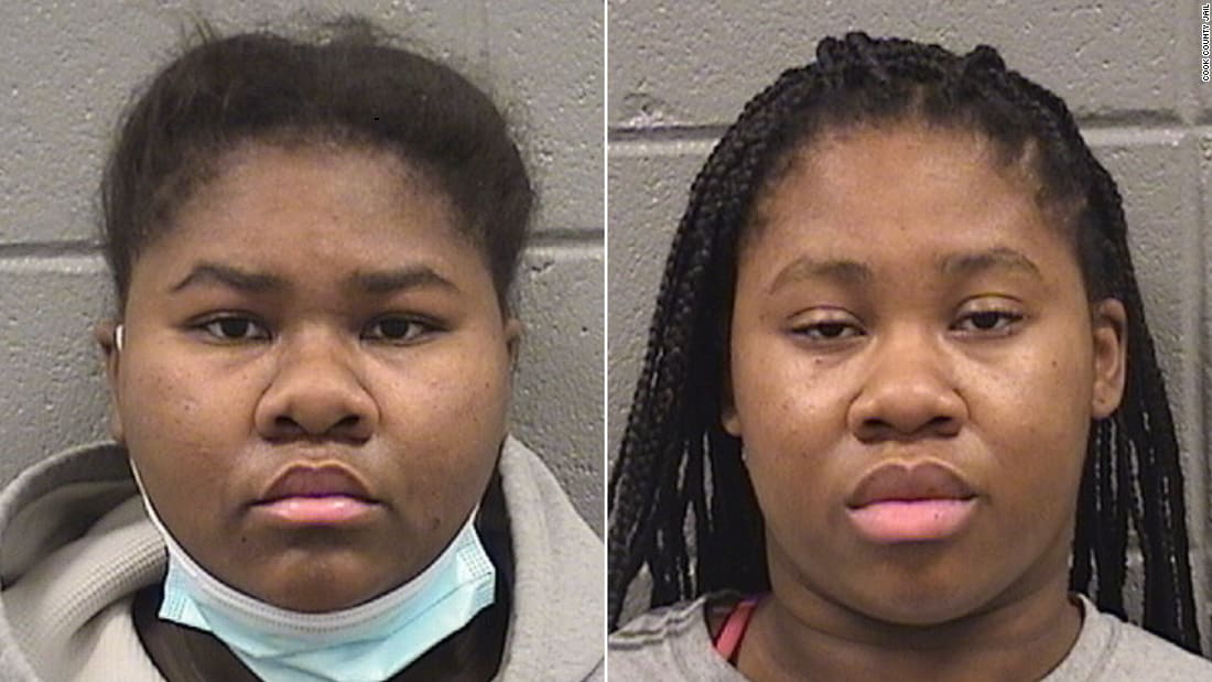 Sisters charged for allegedly stabbing store security guard 27 times after he told them to wear a mask