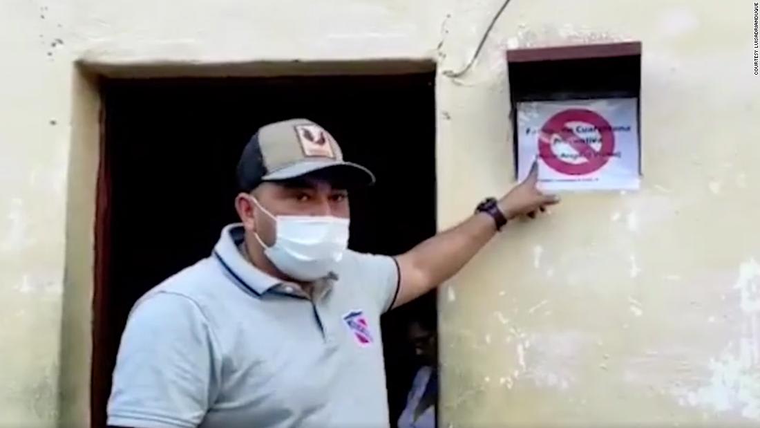Backlash after mayors marked homes with Covid-19 warning signs in Venezuela