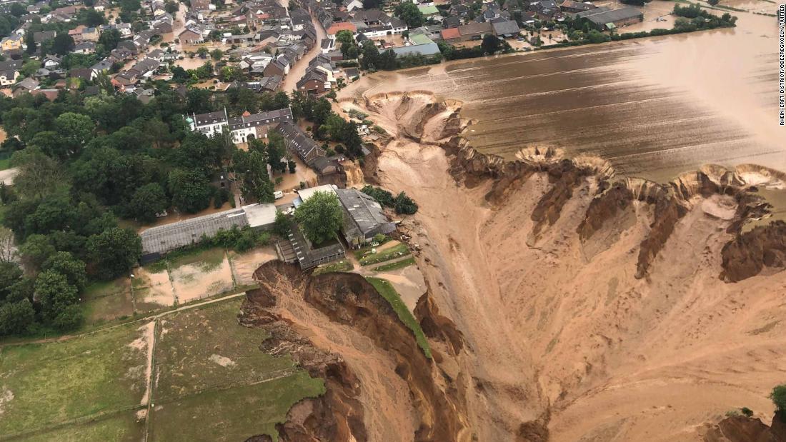 Germany's worst rainfall in a century leaves dozens dead and hundreds missing, authorities say