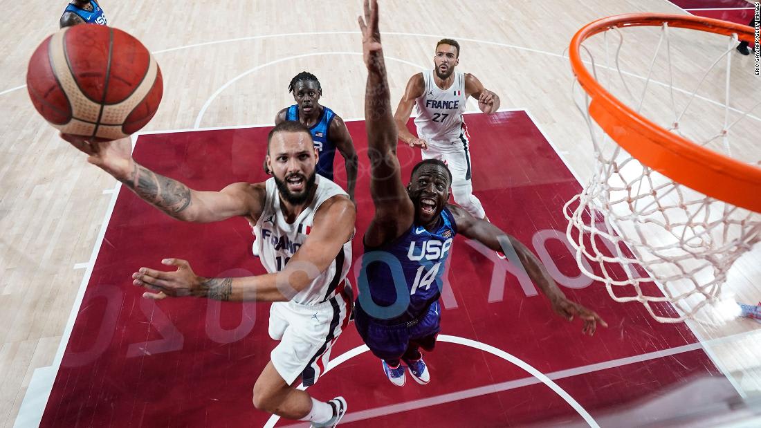 US men's basketball team defeated by France for first Olympic loss since 2004