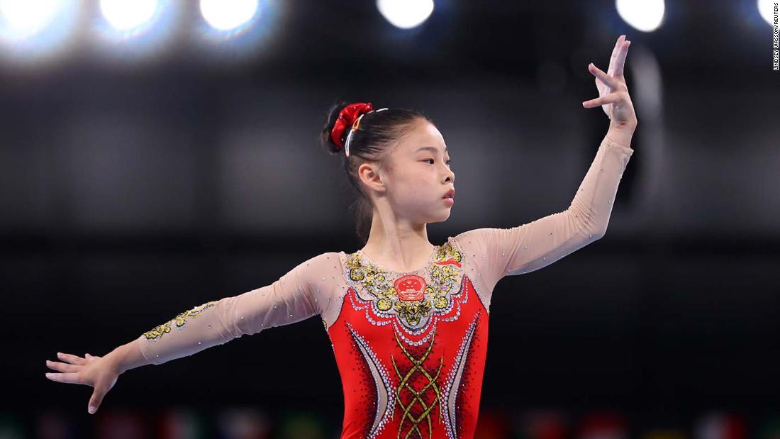 Guan Chenchen wins balance beam gold at the Tokyo Olympics as Simone Biles claims bronze