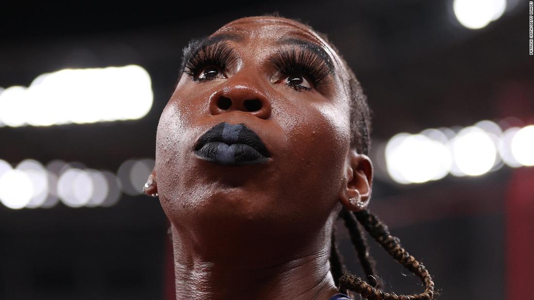 'I'm just here to represent,' says US athlete Gwen Berry after raising her fist at Tokyo 2020
