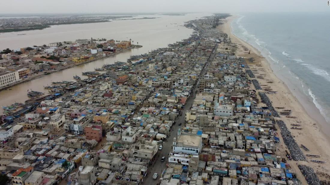 Watch: Senegal city also known as 'Venice of Africa' impacted by climate change - CNN Video
