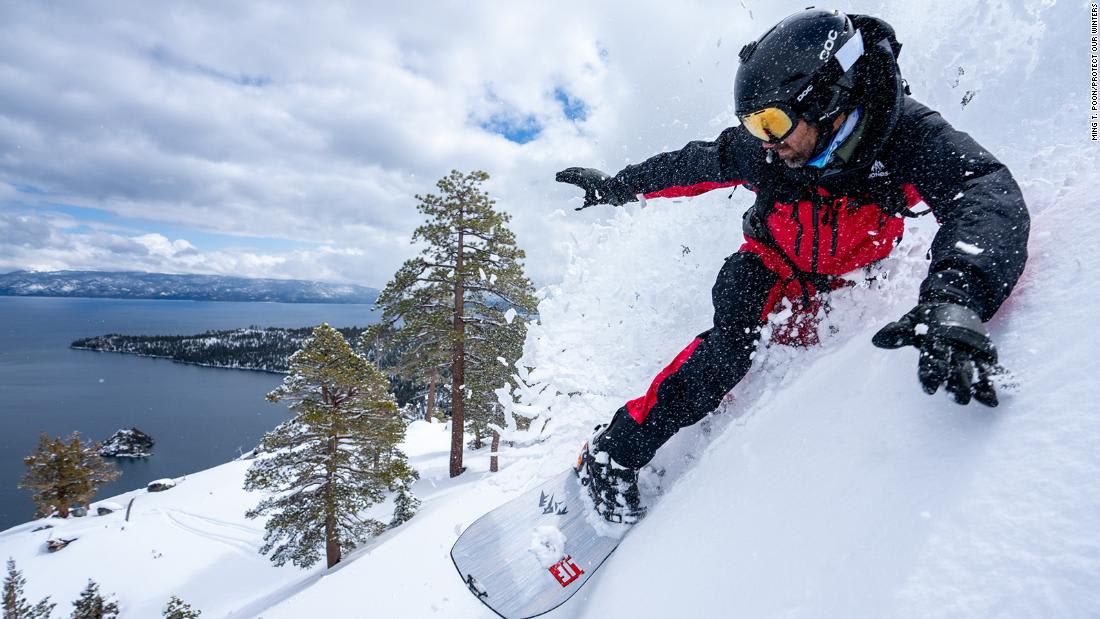 Winter sports are on thin ice -- this snowboarder wants to preserve their future