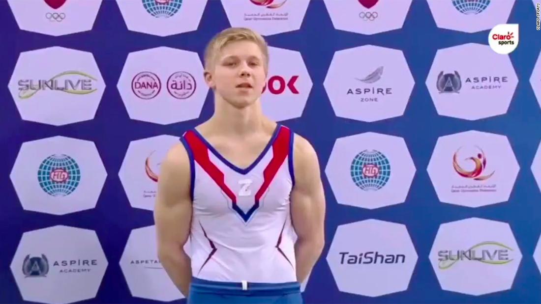 Russian gymnast Ivan Kuliak banned for one year after wearing pro-war symbol on podium