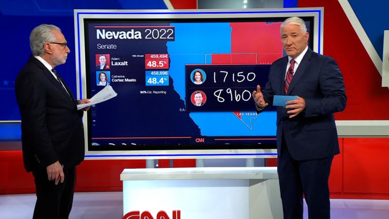 Watch: John King breaks down latest Nevada Senate numbers | CNN Politics