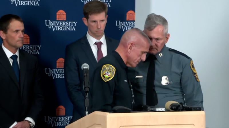 Watch: See moment police chief learns UVA shooting suspect is in custody on live TV | CNN