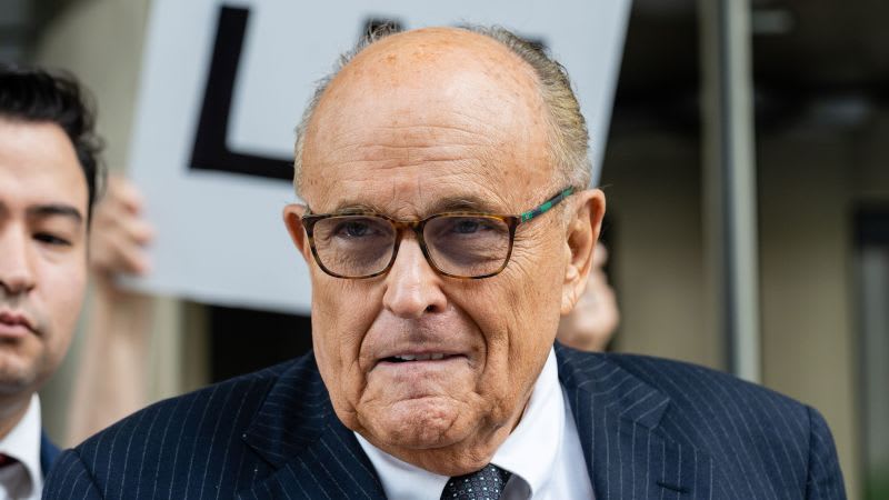Video: See how Rudy Giuliani reacts to Fani Willis' trial timeline | CNN Politics