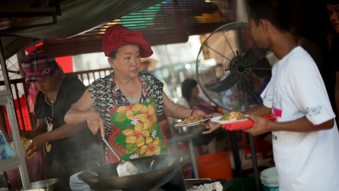 Even the slightly burnt flavor of the wok is an essential part of Malaysian cooking.